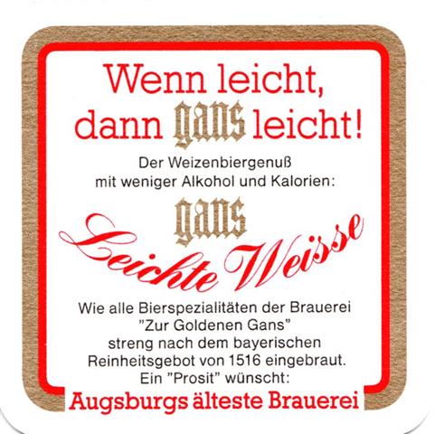 augsburg a-by gold gans quad 3b (185-leichte weisse)